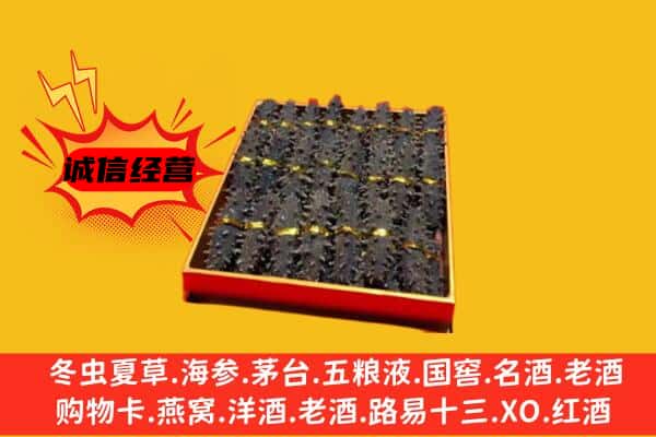 南京市鼓楼回收海参